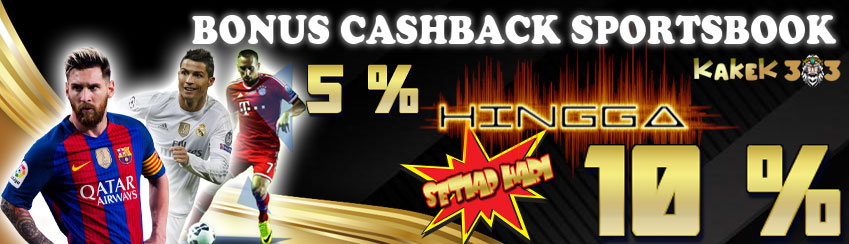 Bonus Cashback Sportsbook Hingga 10%